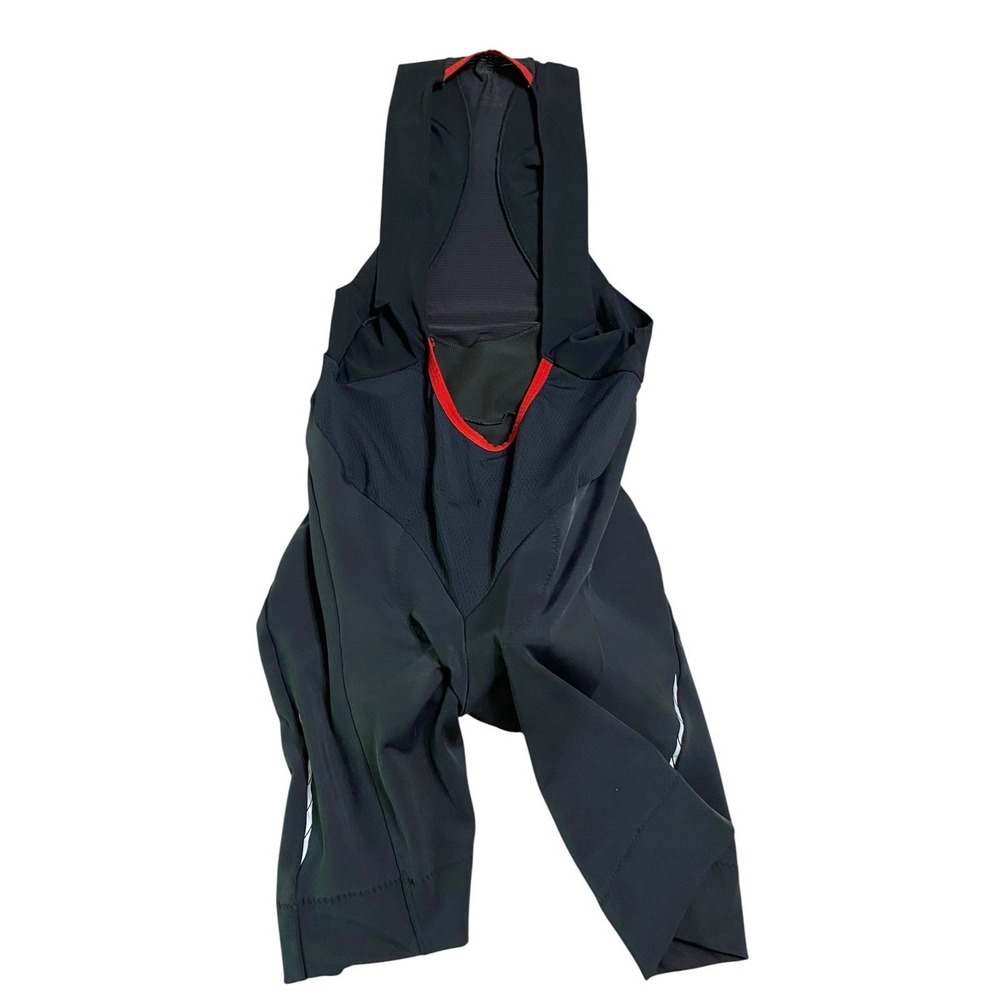 GORE Wear Mens Cycling XL Bib Shorts Padded Chamois Black Red Trim Road Bike